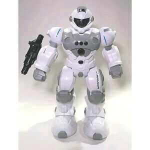 Guardian Infrared Radio Intelligent Gesture 12" Robot Tested Works.  No Remote.